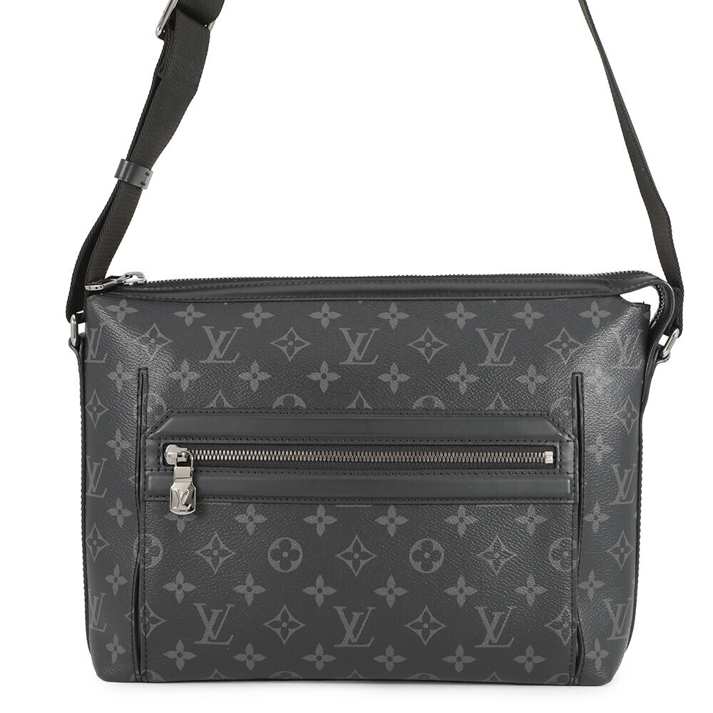 Louis Vuitton Shoulder Bag Monogram Eclipse Black Odysse Messenger Black